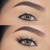 Lentes de contacto de color marrón caramelo de primera calidad con prescripción médica